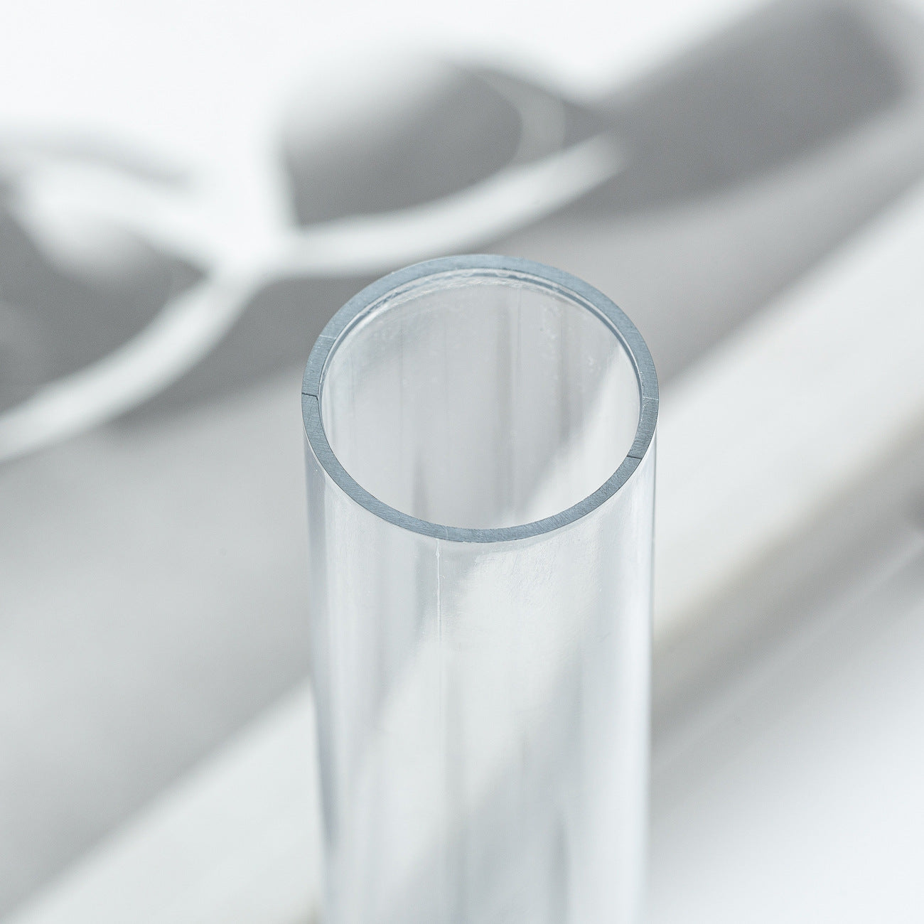 Wholesale 20PCS Acrylic Cylinder Transparent Crystal Pen Case Pen Packaging Box